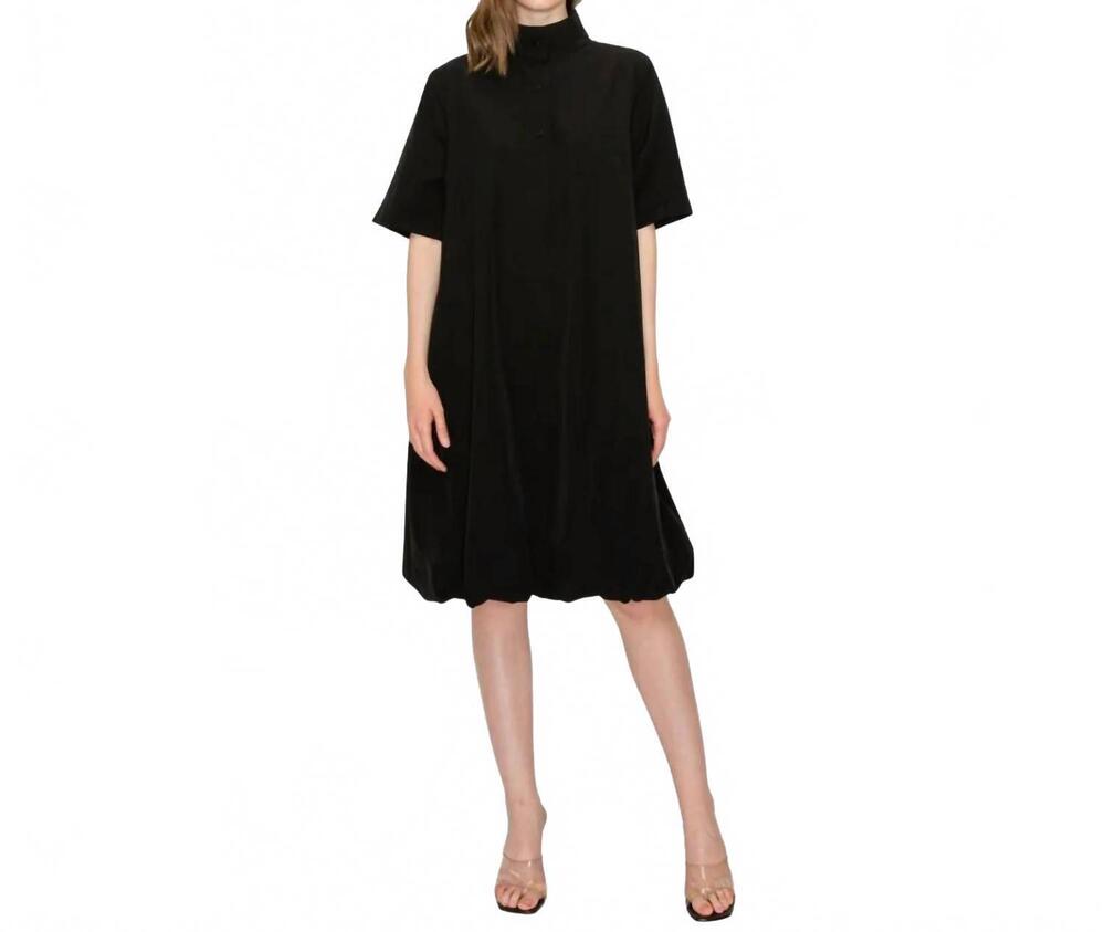 NEW JOH joella mockneck dress in black